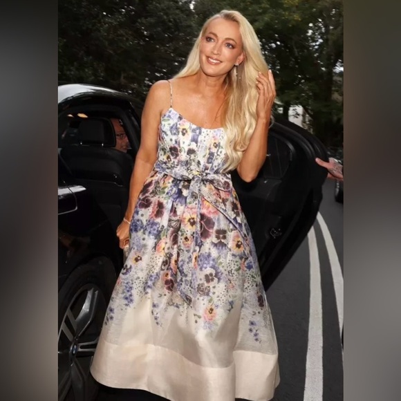 Zimmermann Tama Corset Midi Dress - Picture 4 of 9